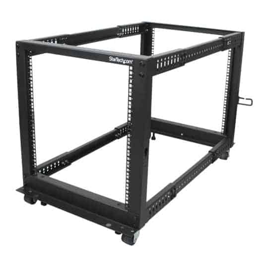 12U Adjustable Open Frame Server Rack from Startech.com